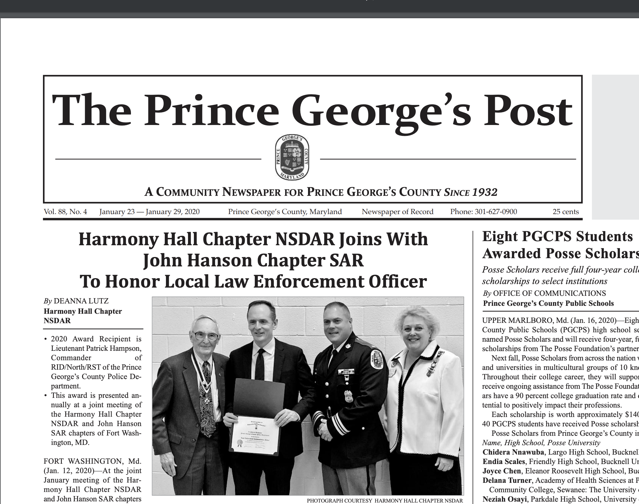 Prince George’s Post January 2020